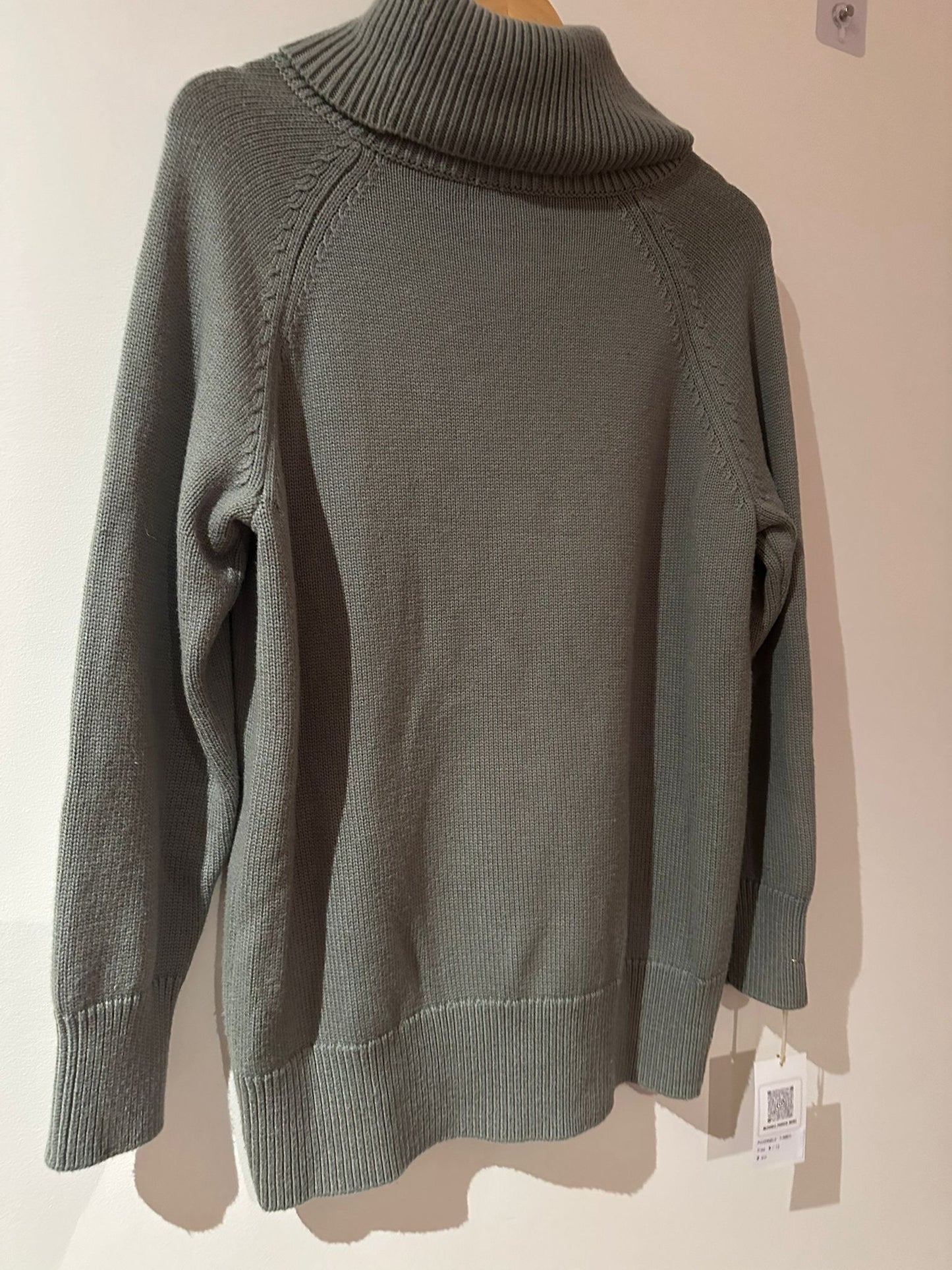 ASSEMBLY LABEL Ribbed roll neck Jumper Size 8 (fits 10)