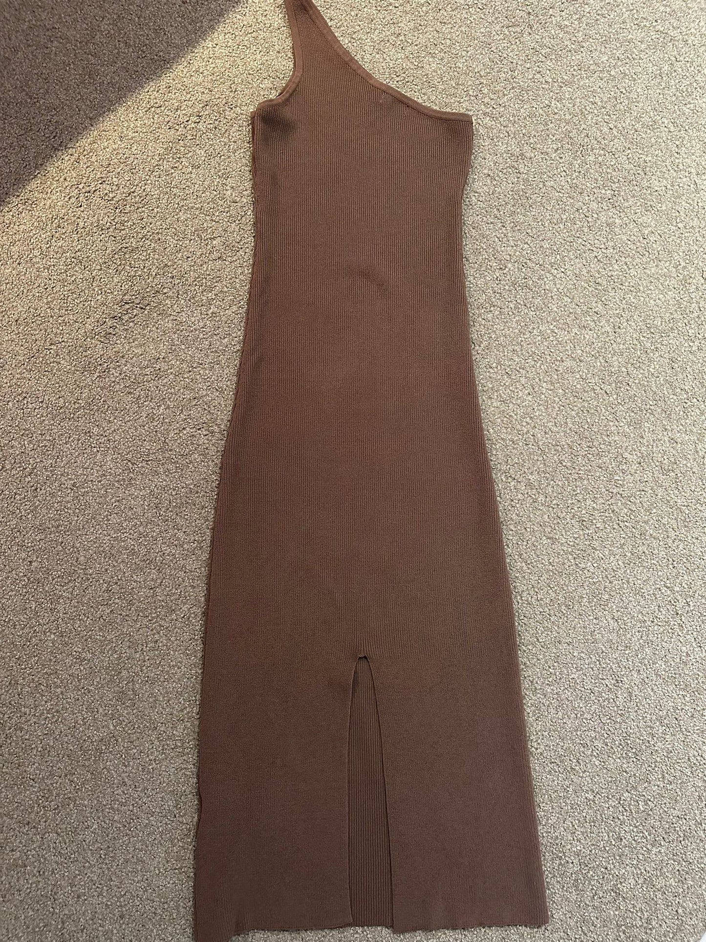 DISSH One shoulder ribbed midi dress Size L