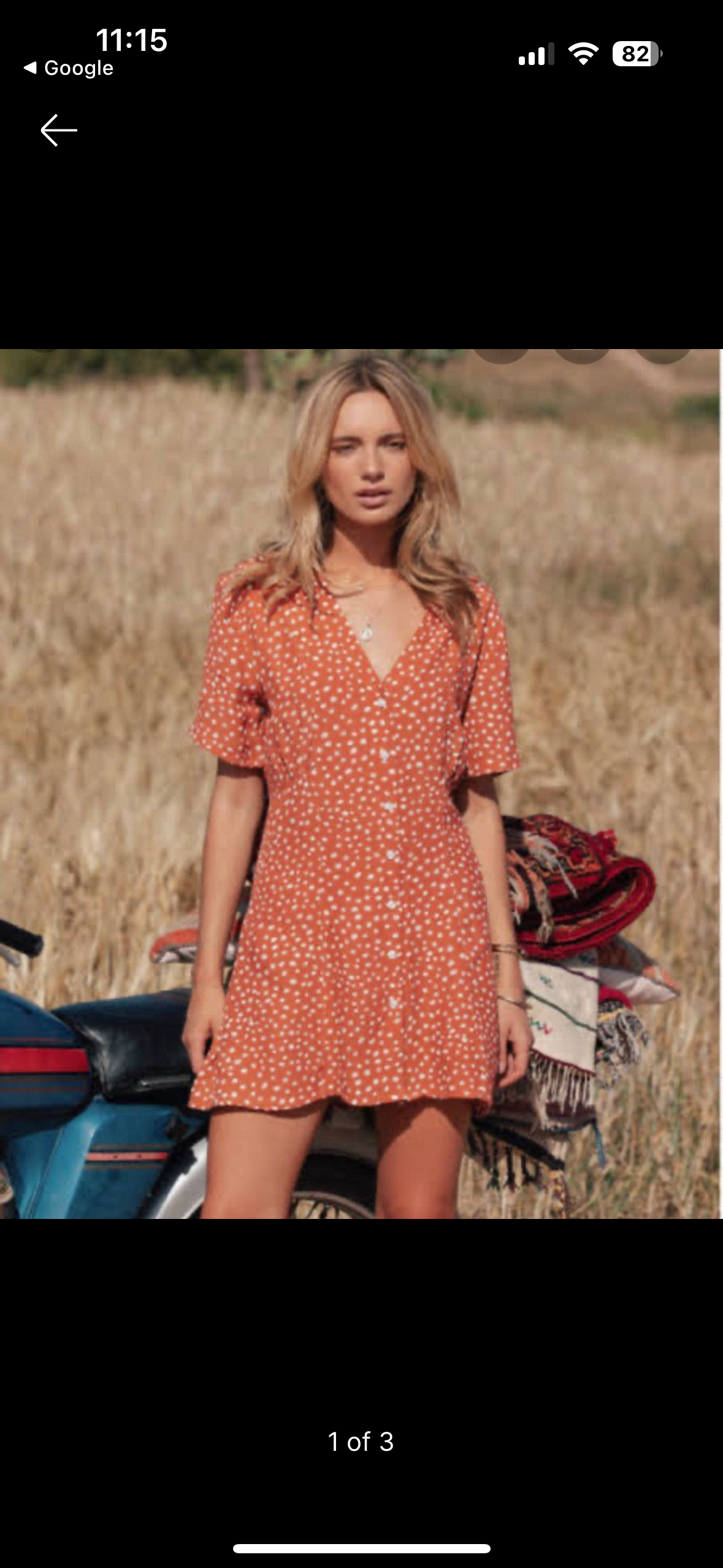 KIVARI polka dott mini dress Size XS