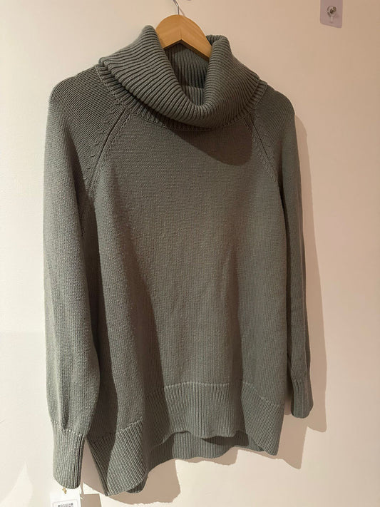 ASSEMBLY LABEL Ribbed roll neck Jumper Size 8 (fits 10)