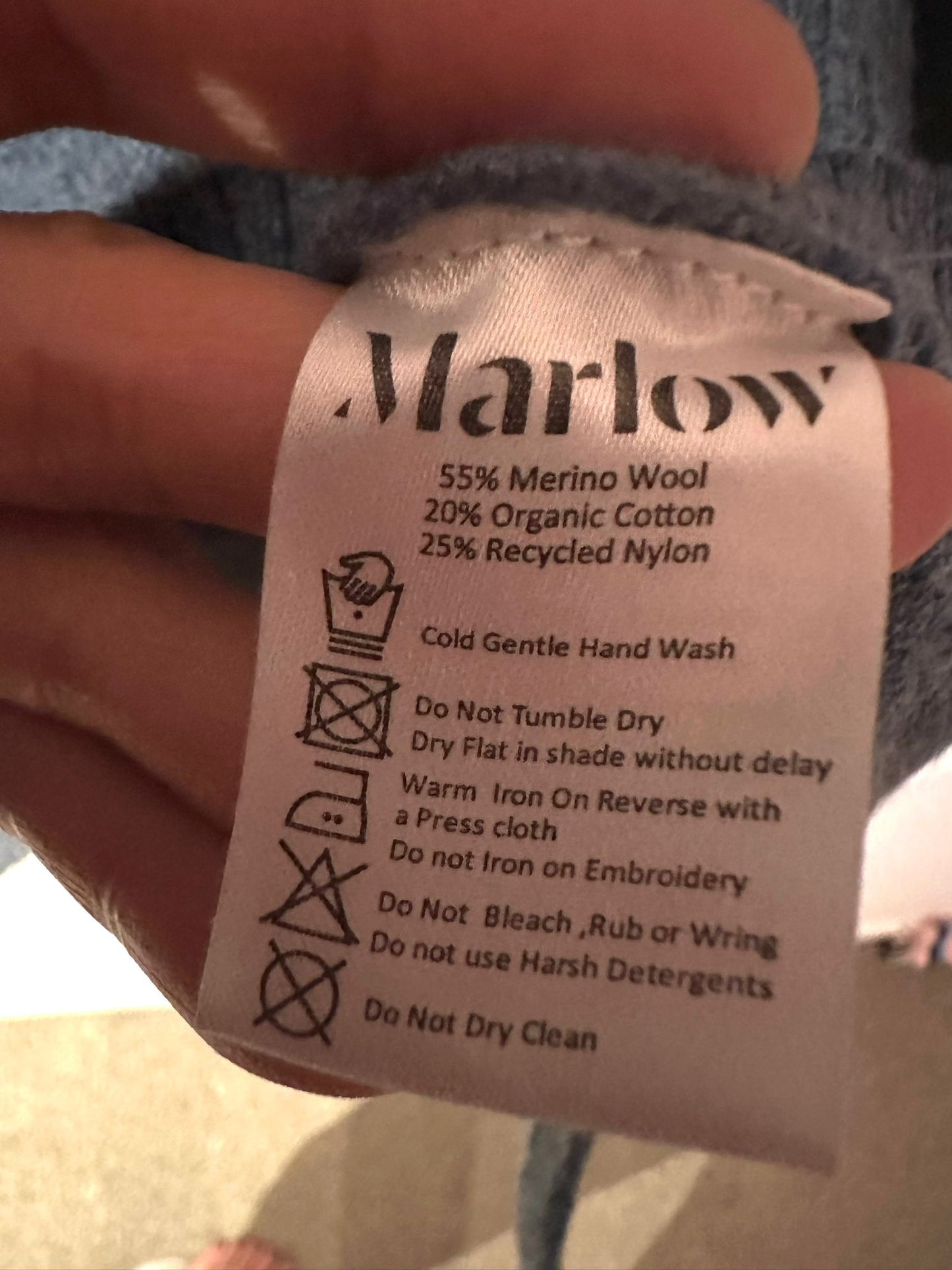 MARLOW Virgo merino wool blend knit Size XS (fits up to 12)