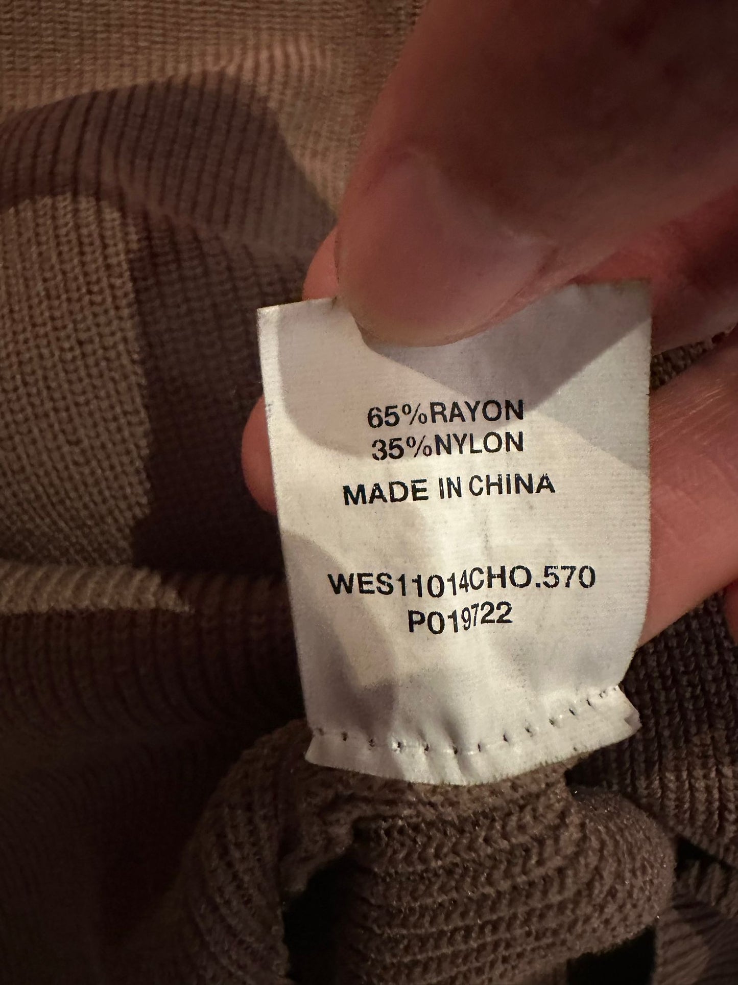 DISSH One shoulder ribbed midi dress Size L