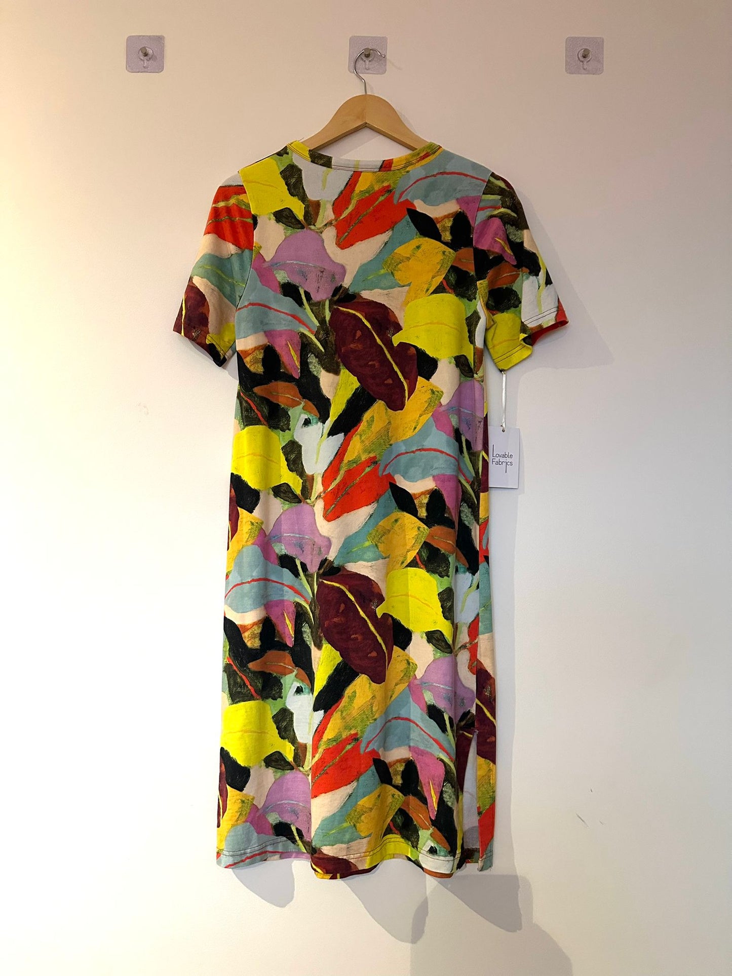 REBEKAH CALLAGHAN X GORMAN Leaf print dress Size 8