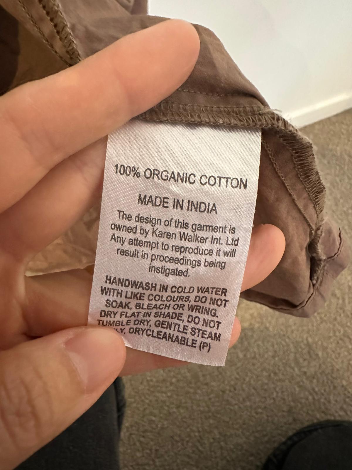 KAREN WALKER Brown Midi Dress