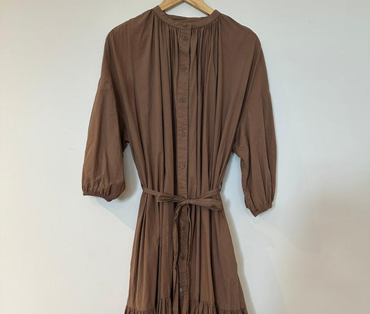 KAREN WALKER Brown Midi Dress