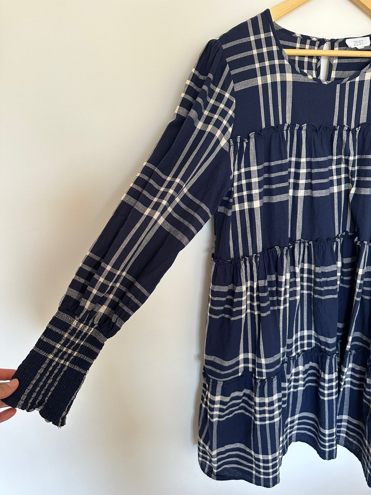 ZEST Navy Cotton dress Size 16