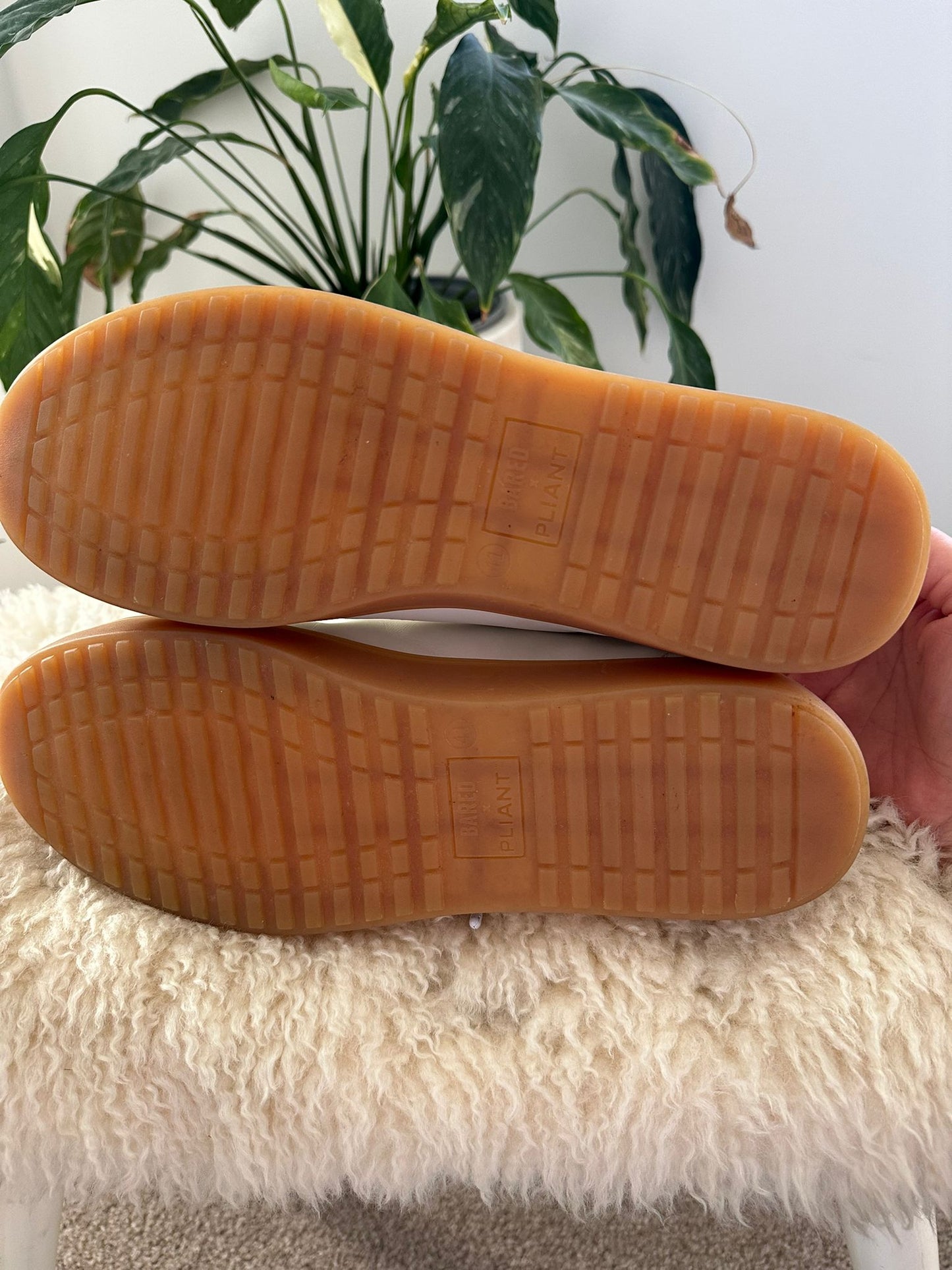 BARED FOOTWEAR White leather sneakers Size 41